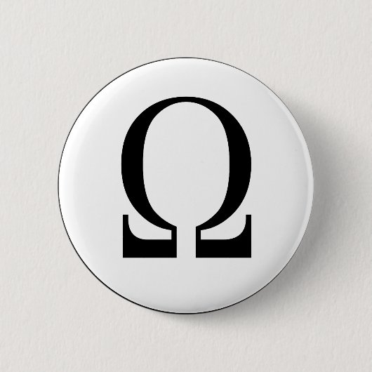 Badge Rond 5 Cm Omega (Devant)
