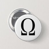 Badge Rond 5 Cm Omega (Devant & derrière)