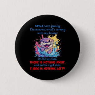 Badge Rond 5 Cm Omg J'Ai Finalement Découvert Ce Qui Ne Va Pas Ave