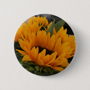 Badge Rond 5 Cm On dirait un tournesol