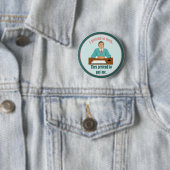Badge Rond 5 Cm On fait semblant (En situation)