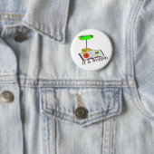 Badge Rond 5 Cm On lui écrit (En situation)