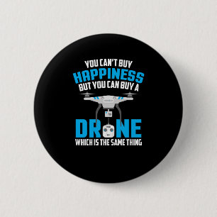 Badge Rond 5 Cm On ne peut pas acheter le bonheur mais on peut ach
