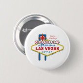 Badge Rond 5 Cm On se marie à Las Vegas (Devant & derrière)