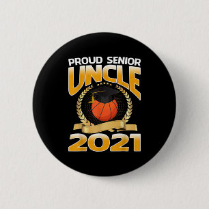 Badge Rond 5 Cm Oncle aîné fier 2021 Basketball