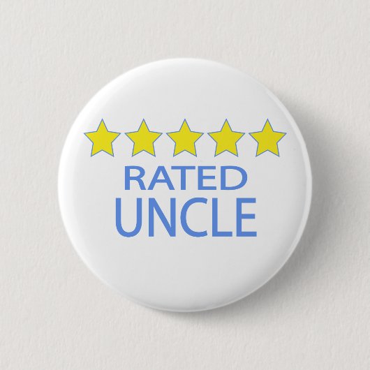 Badge Rond 5 Cm Oncle cinq étoiles (Devant)