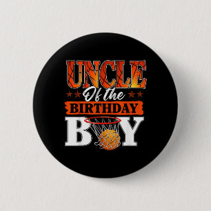 Badge Rond 5 Cm Oncle de baseball du garçon de la fête familiale