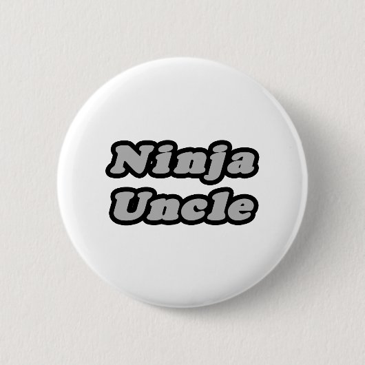 Badge Rond 5 Cm Oncle de Ninja (Devant)