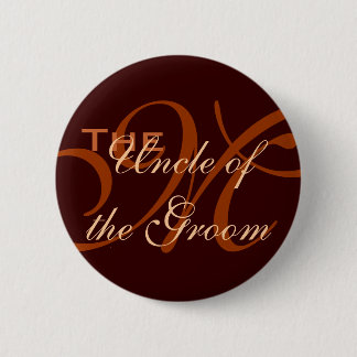 Badge Rond 5 Cm Oncle du bouton de marié