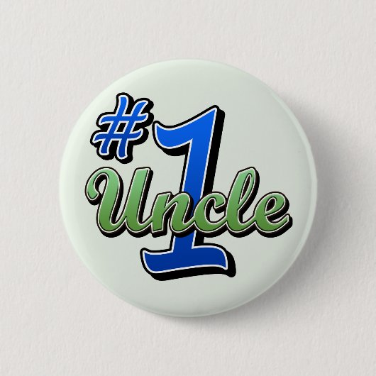Badge Rond 5 Cm Oncle du numéro un (Devant)