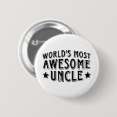 Badge Rond 5 Cm Oncle génial (Devant & derrière)