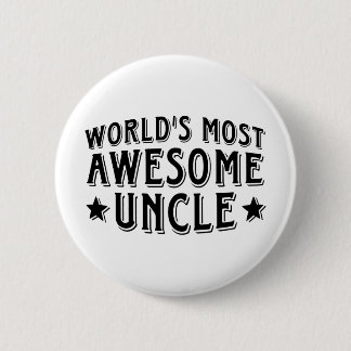 Badge Rond 5 Cm Oncle génial