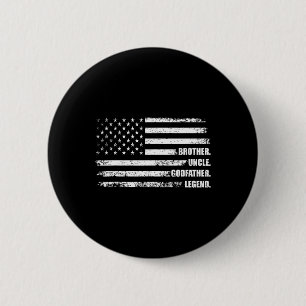 Badge Rond 5 Cm Oncle Godfather Légende Amusant meilleur oncle drô