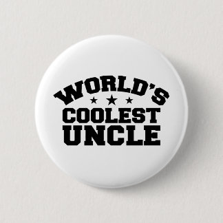 Badge Rond 5 Cm Oncle le plus cool du monde