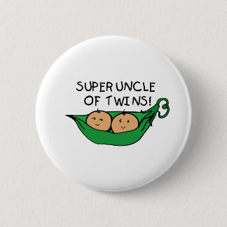 Badge Rond 5 Cm Oncle superbe de cosse de jumeaux