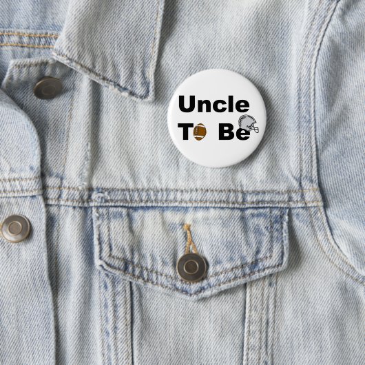 Badge Rond 5 Cm Oncle To Be (En situation)