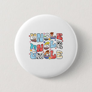 Badge Rond 5 Cm Oncle Toy Drôle Histoire grand-père Fête des pères