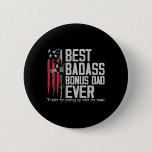 Badge Rond 5 Cm One D Bonus Stepdad Anniversaire Étape Papa Fête d