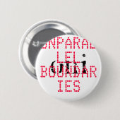 BADGE ROND 5 CM ONI, FRONTIÈRES UNPARALLEL (Devant & derrière)