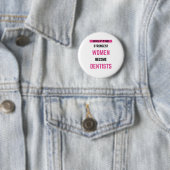 Badge Rond 5 Cm Only The Strongest (En situation)