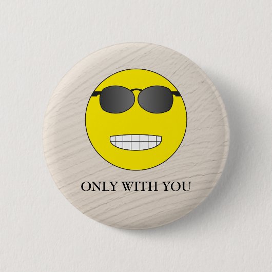 Badge Rond 5 Cm Only with (Devant)