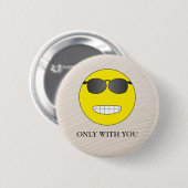 Badge Rond 5 Cm Only with (Devant & derrière)