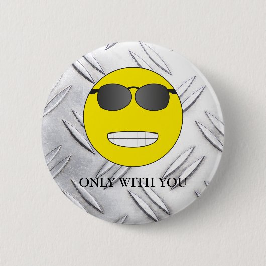 Badge Rond 5 Cm Only with (Devant)