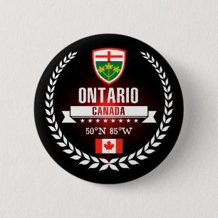 Badge Rond 5 Cm Ontario