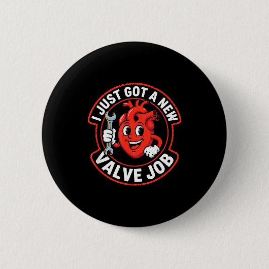 Badge Rond 5 Cm Open Heart Surgery Recovery Funny (Devant)