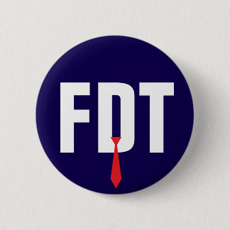 Badge Rond 5 Cm Opinion politique anti-Trump