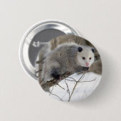 Badge Rond 5 Cm Opossum Love (Devant & derrière)