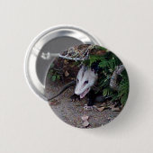 Badge Rond 5 Cm Opossum sauvage (Devant & derrière)