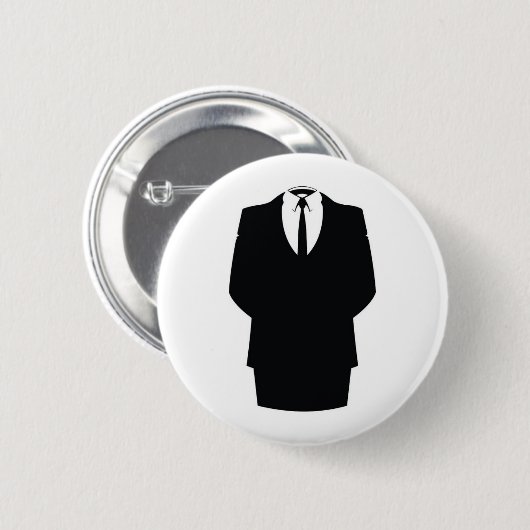 Badge Rond 5 Cm ops #anonymous (Devant & derrière)