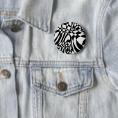 Badge Rond 5 Cm Optique #1 par Michael Moffa c1991 (En situation)