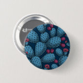 Badge Rond 5 Cm Opuntie de floraison (Devant & derrière)