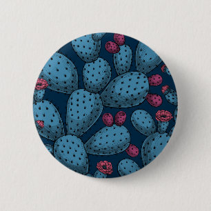 Badge Rond 5 Cm Opuntie de floraison