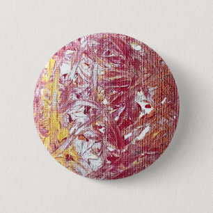 Badge Rond 5 Cm Or, Argent, Rouge, Or Rose, Œuvre d'Art en Marbre