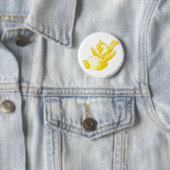 Badge Rond 5 Cm Or de Bruce (En situation)