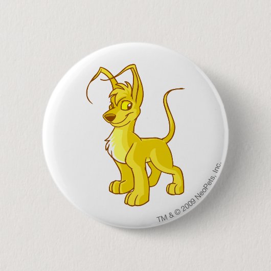 Badge Rond 5 Cm Or de Gelert (Devant)