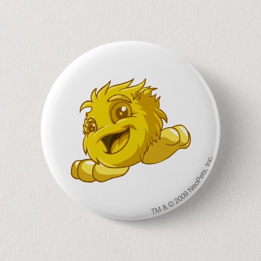 Badge Rond 5 Cm Or de JubJub (Devant)