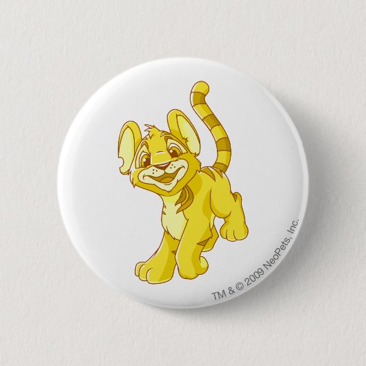 Badge Rond 5 Cm Or de Kougra (Devant)