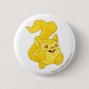 Badge Rond 5 Cm Or de Meerca