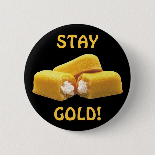 Badge Rond 5 Cm Or de séjour ! - Casse-croûte (Devant)