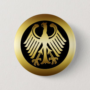 BADGE ROND 5 CM OR EAGLE