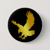 BADGE ROND 5 CM OR EAGLE (Devant)