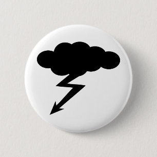 Badge Rond 5 Cm orage
