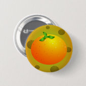 Badge Rond 5 Cm Orange (Devant & derrière)