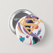 Badge Rond 5 Cm Orange (Devant & derrière)