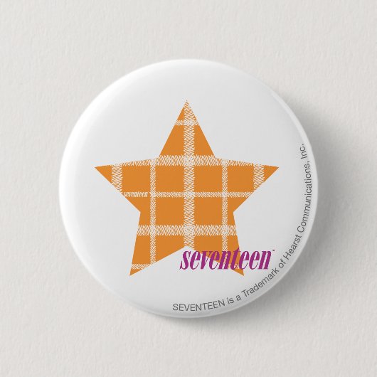 Badge Rond 5 Cm Orange 2 de plaid (Devant)