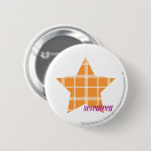 Badge Rond 5 Cm Orange 2 de plaid (Devant & derrière)